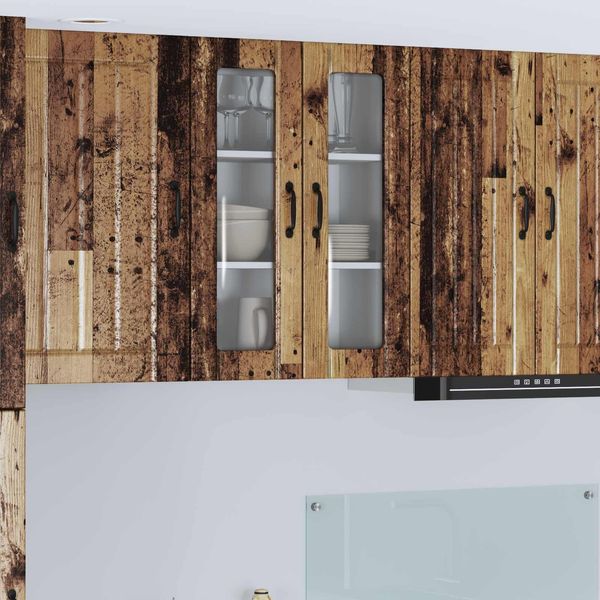 Vidaxl Armadio Da Cucina In Legno Recuperato 60 X 31 X 80 Cm Materiale A Base Di Legno-image