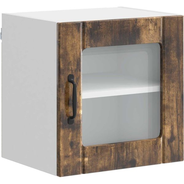 Vidaxl Armadio Da Cucina In Rovere Affumicato 40 X 31 X 40 Cm Materiale In Legno-image