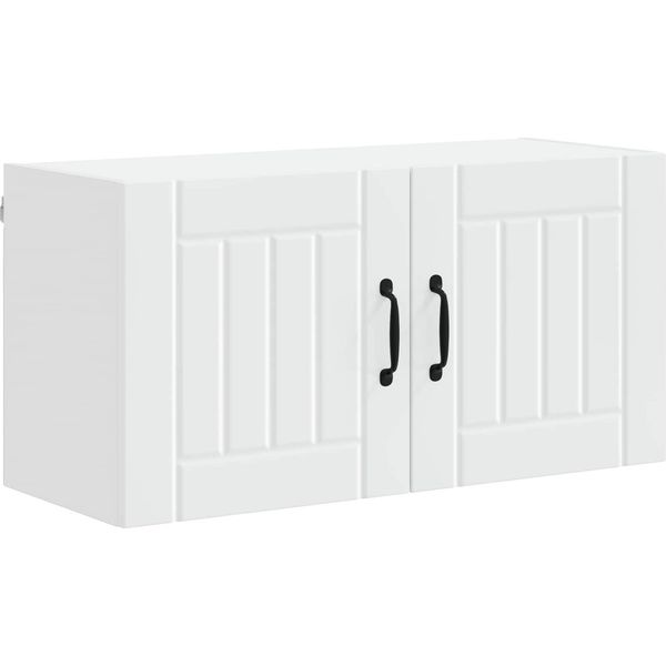 Vidaxl Armadio Da Cucina Bianco 80 X 31 X 40 Cm Materiale A Base Di Legno-image