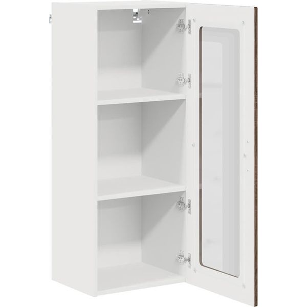 Vidaxl Mobiletto Da Cucina Marrone Aspetto Rovere 40 X 31 X 100 Cm Materiale A Base Di Legno-image