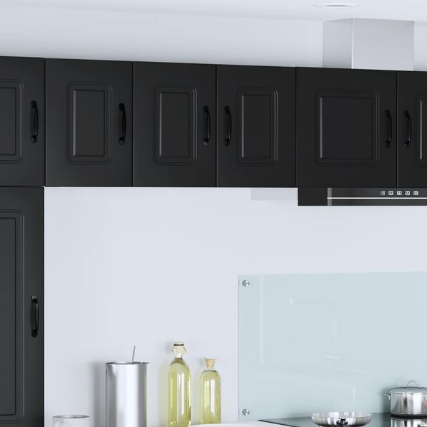 Vidaxl Mobiletto Da Cucina Con Ripiano Nero 30 X 31 X 40 Cm Materiale In Legno-image