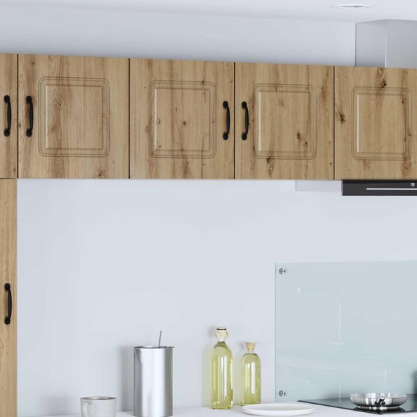 Vidaxl Armadio Da Cucina Artisan Oak 80 X 31 X 40 Cm Materiale A Base Di Legno-image