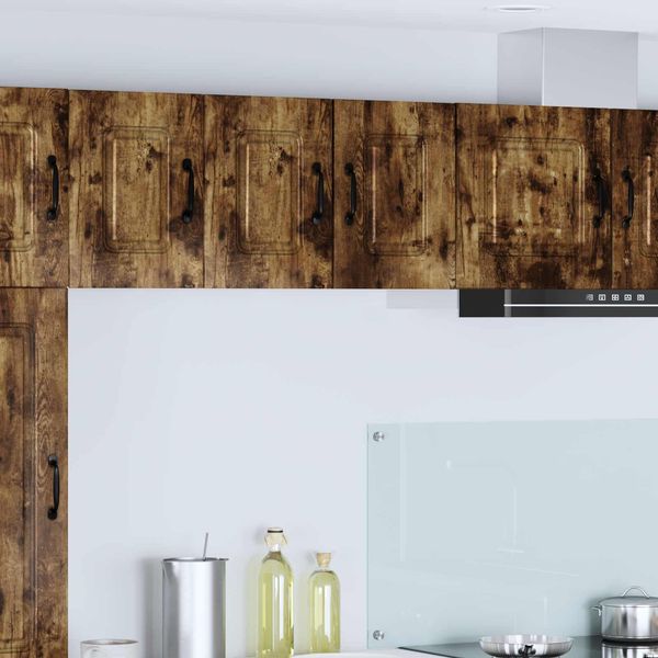 Vidaxl Mobile Da Cucina Kalmar 2 Pezzi Rovere Affumicato 30 X 31 X 40 Cm-image