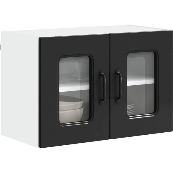 Syfax™ Mobile Da Cucina Kalmar Nero 60 X 31 X 40 Cm Legno Multistrato-image