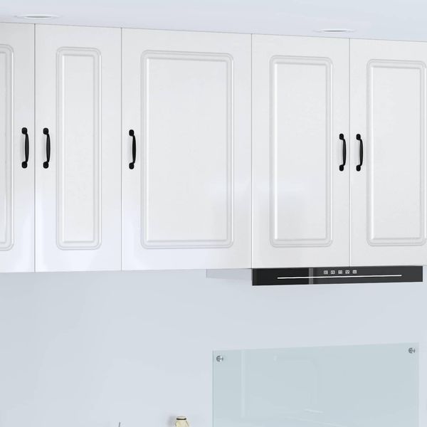 Vidaxl Armadio Da Cucina Bianco Lucido 50 X 31 X 80 Cm Materiale A Base Di Legno-image