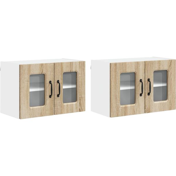 Syfax™ Mobile Da Cucina Kalmar 2 Pcs Rovere Sonoma 60 X 31 X 40 Cm-image