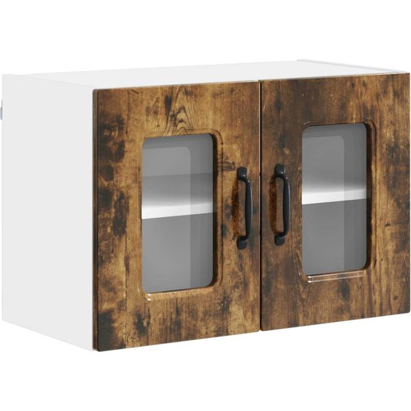 Vidaxl Armadio Da Cucina In Rovere Affumicato 60 X 31 X 40 Cm Materiale In Legno-image
