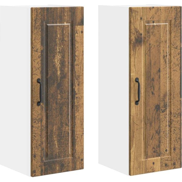 Syfax™ Mobile Da Cucina Con Porta 2 Pcs Legno Vecchio 30 X 31 X 80 Cm-image