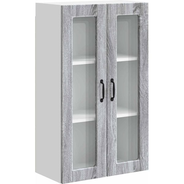 Vidaxl Armadio Da Cucina Grigio Sonoma 60 X 31 X 100 Cm Materiale A Base Di Legno-image