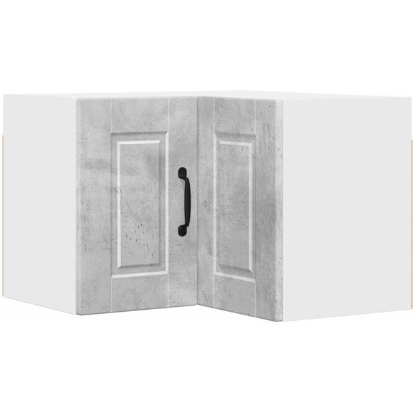 Vidaxl Armadio Da Cucina Con Anta Grigio Cemento 57 X 57 X 40 Cm Materiale A Base Di Legno-image