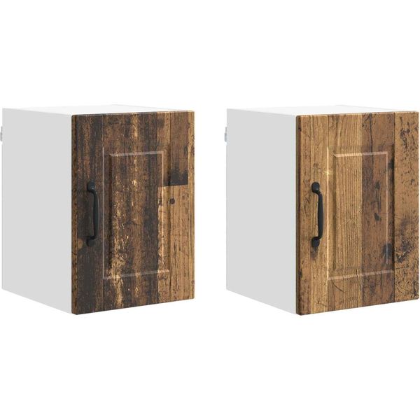 Syfax™ Mobile Da Cucina Con Porta 2 Pcs Legno Vecchio 30 X 31 X 40 Cm-image