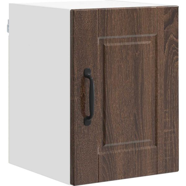 Vidaxl Mobiletto Da Cucina Marrone Aspetto Rovere 30 X 31 X 40 Cm Materiale A Base Di Legno-image