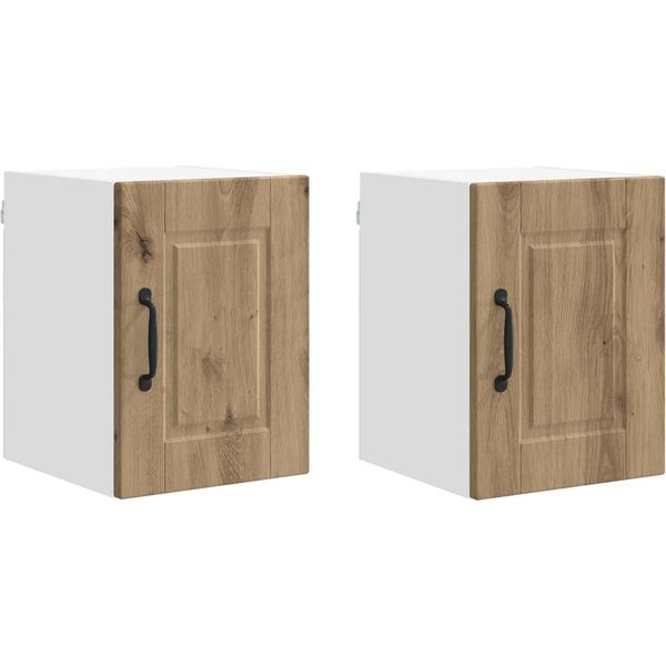 Syfax™ Mobile Da Cucina 2 Pcs Rovere Artigianale 30 X 31 X 40 Cm-image