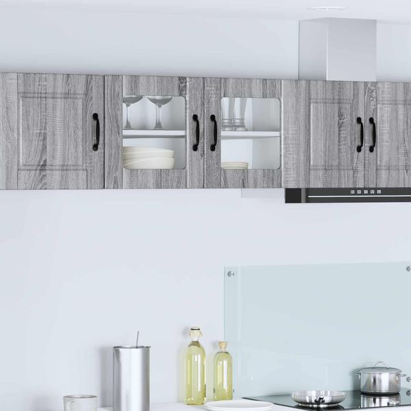 Vidaxl Armadio Da Cucina Grigio Sonoma 80 X 31 X 40 Cm Materiale A Base Di Legno-image