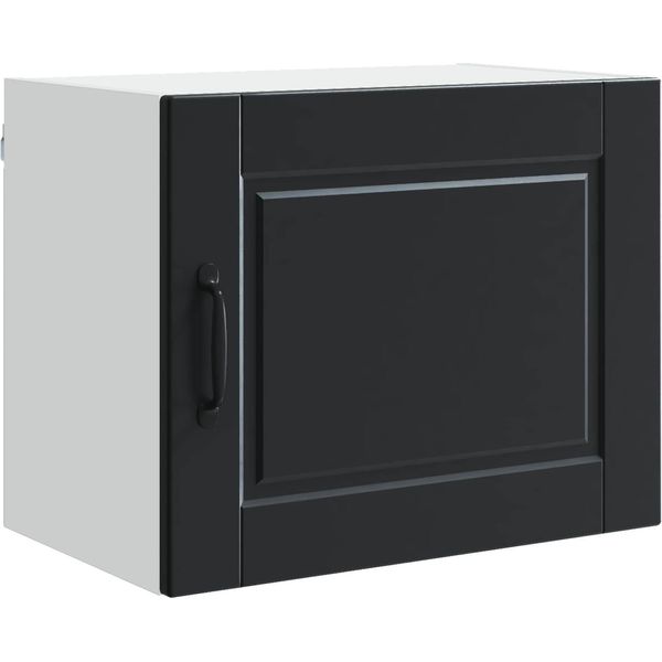 Syfax™ Mobile Da Cucina Nero 50 X 31 X 40 Cm Legno Multistrato-image