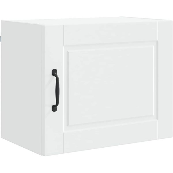 Vidaxl Mobiletto Da Cucina Con Ripiano Bianco 50 X 31 X 40 Cm Materiale A Base Di Legno-image