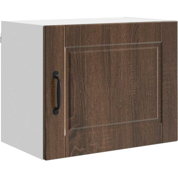 Vidaxl Mobiletto Da Cucina Marrone Aspetto Rovere 50 X 31 X 40 Cm Materiale A Base Di Legno-image