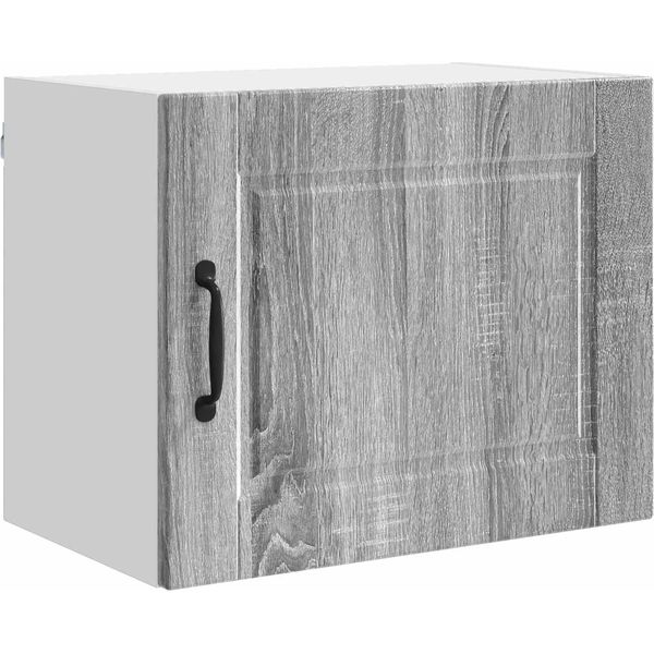 Vidaxl Armadio Da Cucina 2 Pezzi Grigio Sonoma 50 X 31 X 40 Cm Materiale A Base Di Legno-image