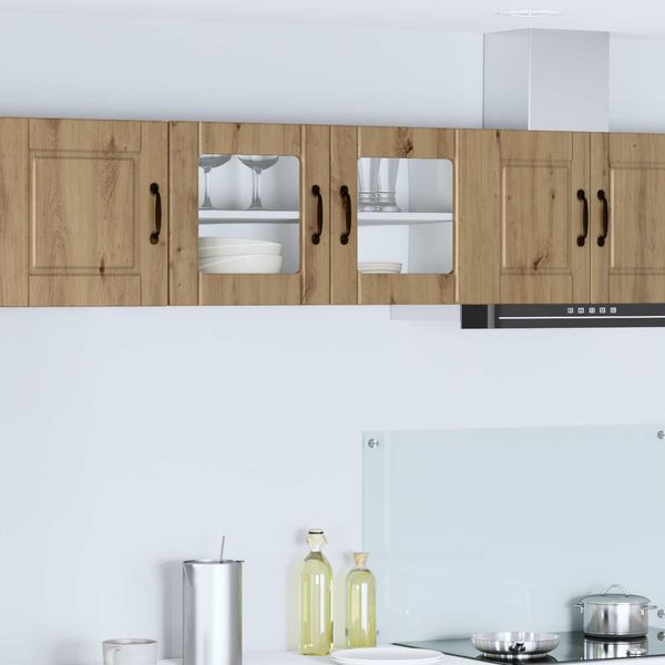 Vidaxl Armadio Da Cucina Artisan Oak 80 X 31 X 40 Cm Materiale A Base Di Legno-image