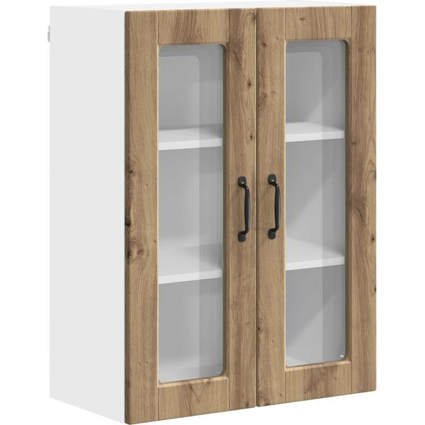 Vidaxl Armadio Da Cucina Artisan Oak 60 X 31 X 80 Cm Materiale A Base Di Legno-image