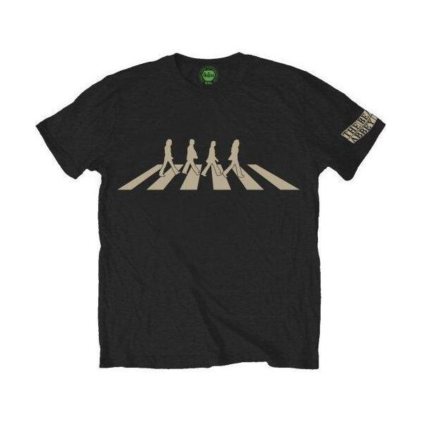 The Beatles - Maglietta "Abbey Road"" Per Uomo/Donna Unisex RO2340 (L) (Nero)"-image