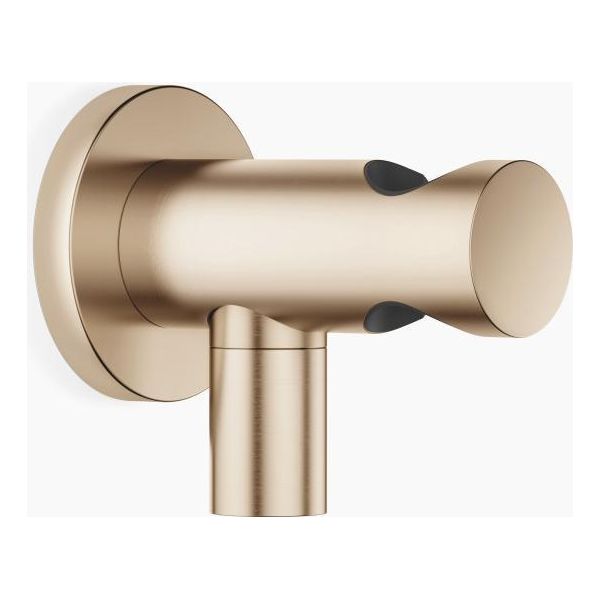 Coude De Raccordement Mural Dornbracht Avec Support De Douche IntéGré, Rosace Ronde 60Mm, 28490660-27, 28490660-27-image