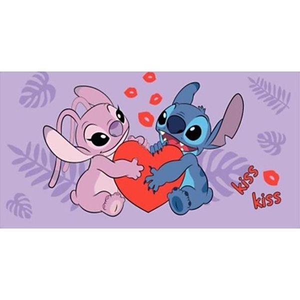 Telo Doccia Disney Lilo & Stitch Telo Da Spiaggia Telo Da Bagno 70 X 140 Cm-image