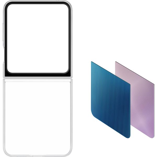 Samsung EF-ZF731CTEGWW, Custodia Flip, Samsung, Z Flip5, 17 Cm (6,7"), Trasparente"-image