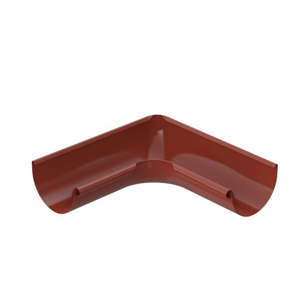 Bryza Angolo Di Grondaia Zincato Interno Ø 150 Mm, Rosso Mattone Ral 8004-image