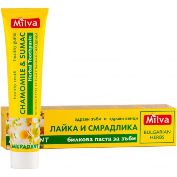 Dentifricio Milva Con Camomilla E Sommacco, 75Ml-image