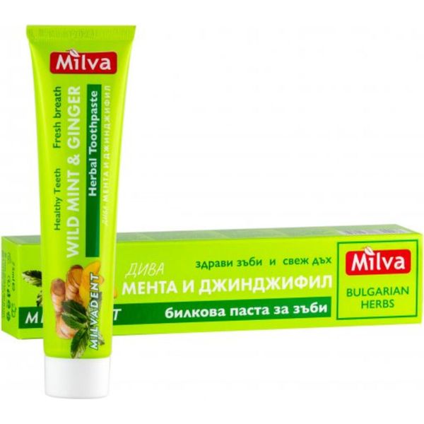 Dentifricio Milva Con Menta E Zenzero, 75Ml-image