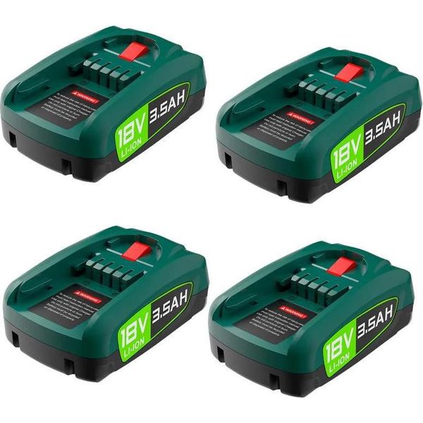 Batteria Di Ricambio, Capacità 3500Mah, Compatibile Con Gli Utensili Elettrici, 4Pcs 3500Mah-image