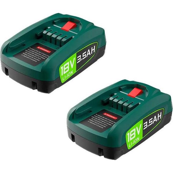 Batteria Di Ricambio Per Utensili, 18V, Capacità 3500Mah, 2 Pezzi 3500Mah-image