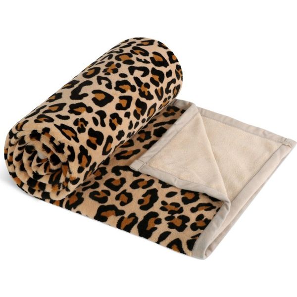 Coperta Korall Micro - Beige,Nero,Marrone - 150X200-image