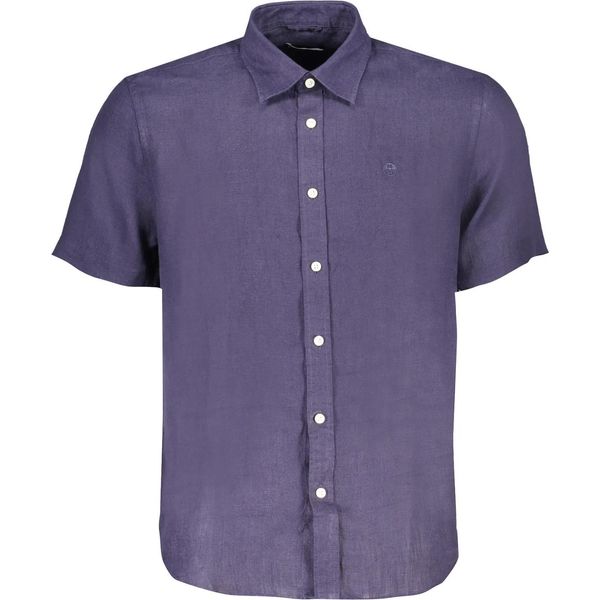 Camicia A Maniche Corte In Cotonelogico Con Ricamo E Logo : Taglia - M Taglia: M-image