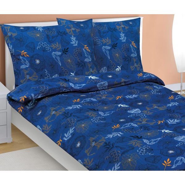 Crepe Di Lino - Blu Scuro - 140X200, 70X90-image