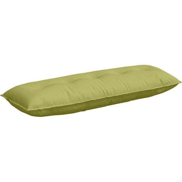 Vidaxl Cuscino Di Schienale Verde Chiaro 140 X 19 X 50 Cm In Tessuto-image