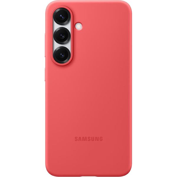 Custodia In Silicone Samsung Per Galaxy S25+, Cover, Samsung, Galaxy S25+, 17 Cm (6,7"), Rosso"-image