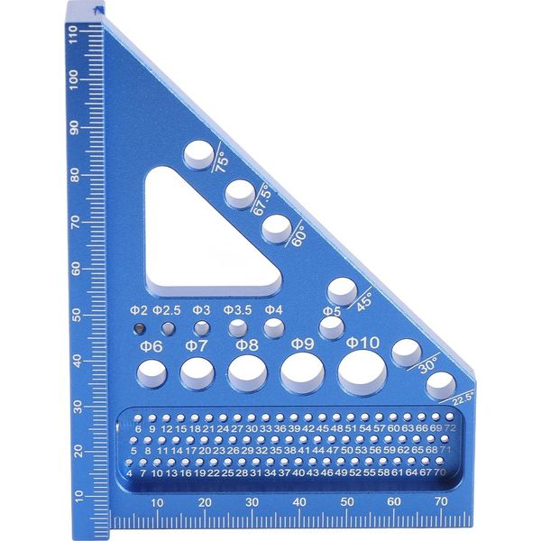 Righello In Lega Di Alluminio, Multi Righello Angolare, Righello Per La Lavorazione Del Legno, Righello Di Misura, Righello Di Misura Per La Lavorazione Del Legno, Strumento Di Misura Per La Lavorazione Del Legno-image