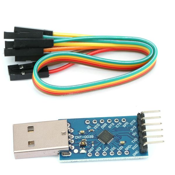 Modulo Convertitore Seriale, Convertitore Da Usb 2.0 A Ttl, Modulo Convertitore Da Usb 2.0 A Seriale, Usb 2.0 A Ttl Uart 6PIN, Scheda Convertitore USB2.0-image