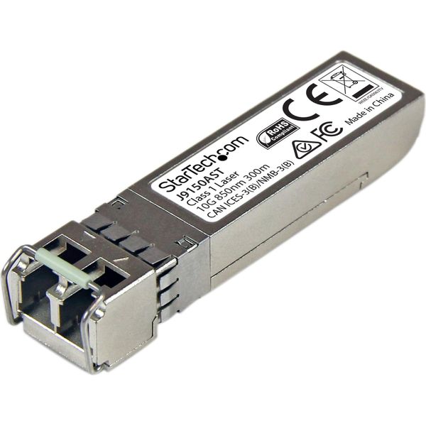 Startech.Com Modulo Ricetrasmettitore Sfp+ In Fibra Ottica Da 10 Gigabit - Compatibile Hp J9150A - Mm Lc Con Ddm - 300 M - 10Gbase-Sr - Modulo Ricetrasmettitore Sfp+ (Equivalente A: Hp J9150A)-image
