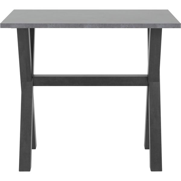Bartisch MÄUsbacher, Schwarz (Schwarzstahl, Graphitfarben, Schwarzstahl), B:120Cm H:105Cm T:70Cm, Tische, Bartisch, Gestell In X-Form (Breite 120, 140 Oder 160 Cm)-image