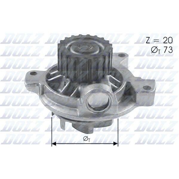 Pompa Refrigerante Dolz Pompa Acqua Per Vw Transporter Iv Bus (70B, 70C, 7DB, 7DK, 70J, 70K, 7DC, 7DJ) A280-image