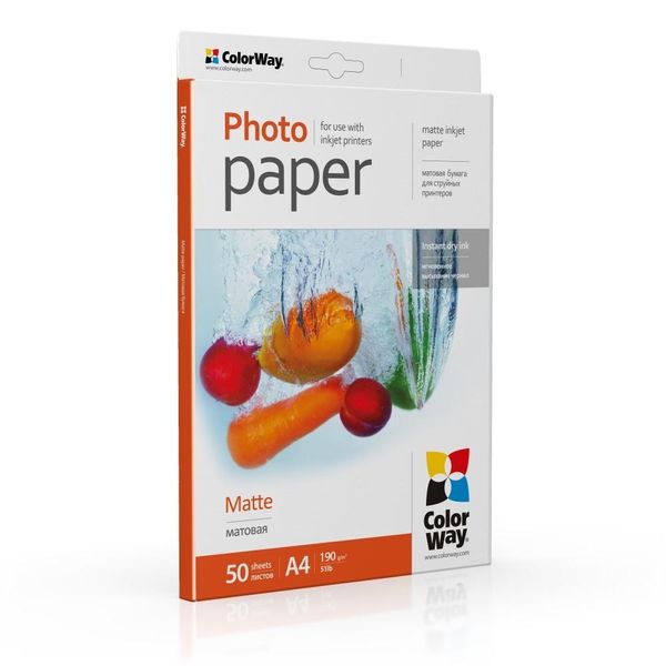 Colorway | 190 G/M² | A4 | Carta Fotografica Opaca-image