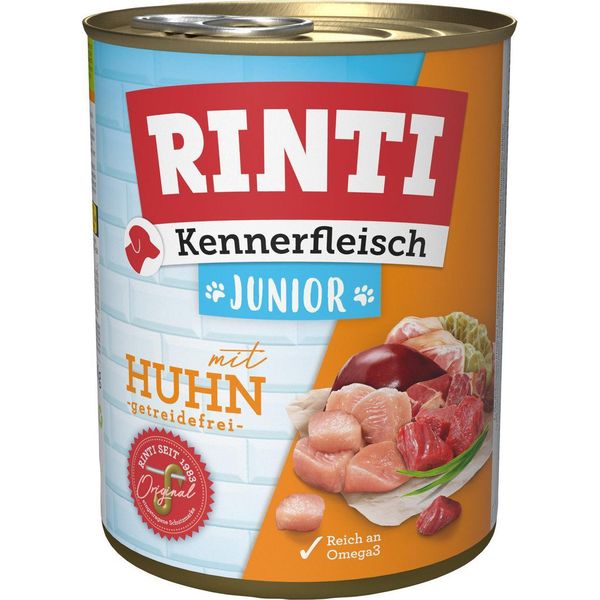 Rinti 800Gx12 Kennerfleisch Senior Poulet BoîTe-image
