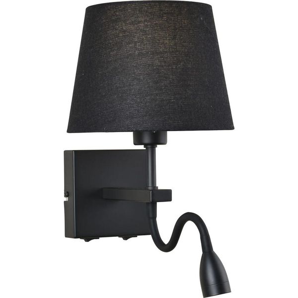 Italux Norte Lampada Da Parete Moderna Nero Opaco WL-1122-2-BL-BM-RO-BL-image