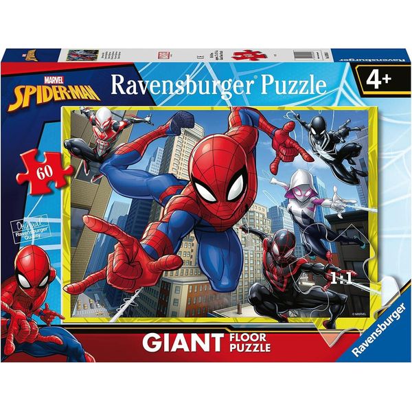 Ravensburger Spiderman Puzzle 60 Pezzi Fumetti-image