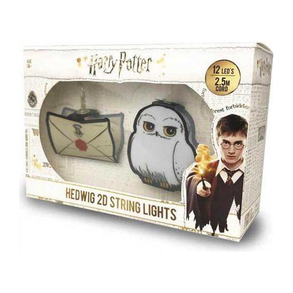 Lampada Groovy Edvige E Lettera Hogwarts Harry Potter Oro Taglia Unica-image