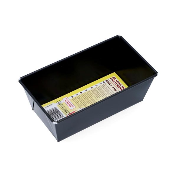 Kuketo | Pagnotta 20×11×7,5 Cm Antiaderente - Teglia Per Pane E Dolci - Robusta Teglia In Acciaio Con Rivestimento - Durevole E Facile Da Pulire - Nero-image