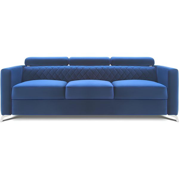 Divano Design Rivestimento Moderno Tessuto Letto Funzione Divano 3 Posti Tre Posti-image